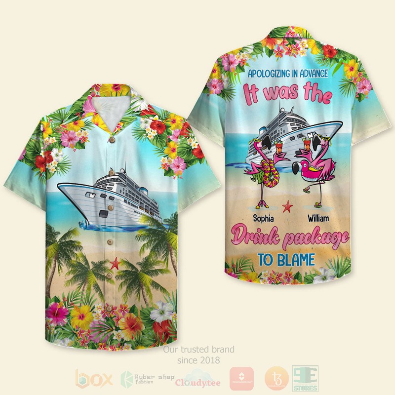 Apologizing In Advance It Was The Drink Package To Blame