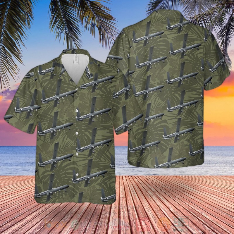 British Army Thales Watchkeeper Wk450 Unmanned Aerial Vehicle Hawaiian Shirt British Army Thales Watchkeeper Wk450 Unmanned Aerial Vehicle Hawaiian Shirt
