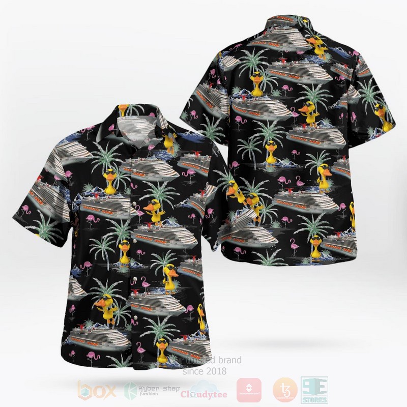 Carnival Cruise Line Carnival Horizon Cruising Duck Hawaiian Shirt