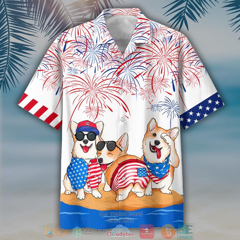 Corgi Independence Day Is Coming Hawaiian Shirt