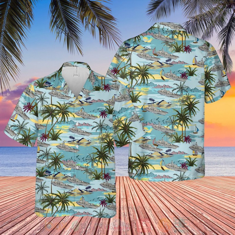 Duke Class Type 23 Frigate Hawaiian Shirt