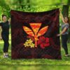 FamilyGater Quilt - Polynesian Kanaka Maoli Flower Premium Quilts AH - J0C
