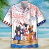 French Bulldog Three Color Independence In Coming Hawaiian Shirt