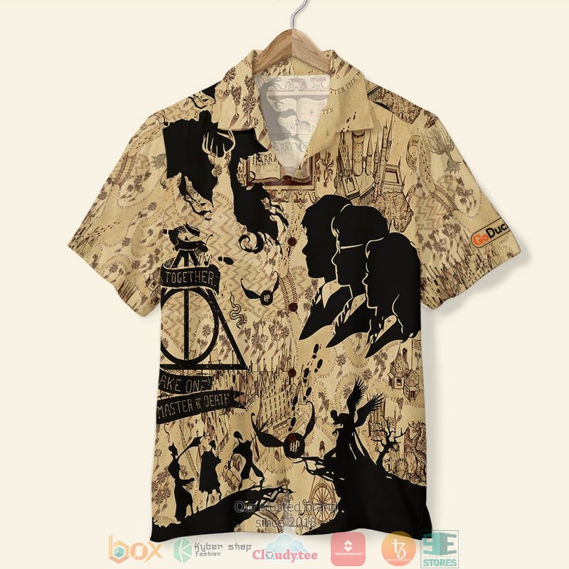 H.P. Map Together They Make One Master Of Death Hawaiian Shirt