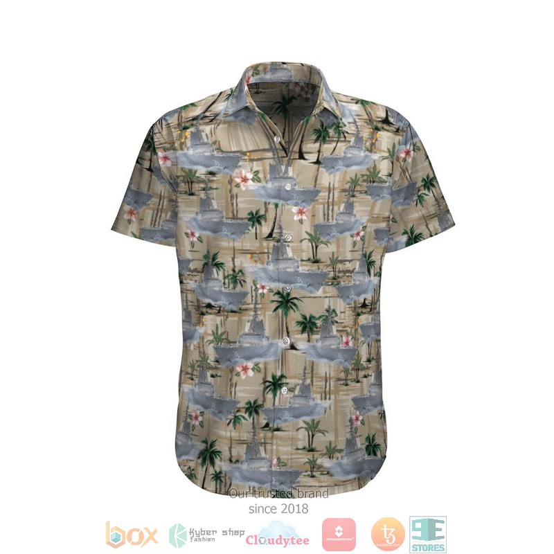 Hmas Hobart Ddg 39 Royal Australian Navy Hawaiian Shirt