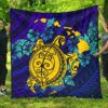 Hawaii Turtle Hibiscus Polynesian Premium Quilts BN15