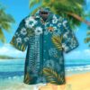 Jacksonville Jaguars Tropical Plants Hibiscus Teal Hawaiian Shirt And Shorts