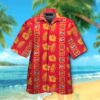 Kansas City Chiefs Logo Yellow Hibiscus Red Hawaiian Shirt And Shorts