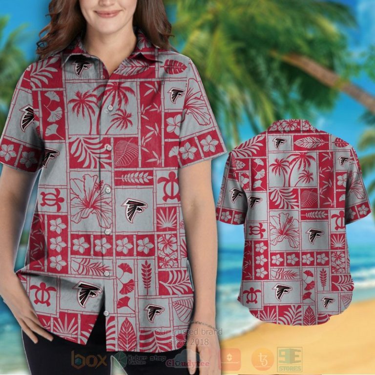 NFL_Atlanta_Falcons_Turtle_and_Flower_Hawaiian_Shirt_Short_1_2-768x768