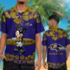 Nfl Baltimore Ravens And Minnie Mouse Hawaiian Shirt