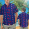 Nfl Buffalo Bills Full Blue-Red Hibiscus Flowers Hawaiian Shirt