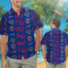 Nfl Buffalo Bills Red Hibiscus Flowers And Logos Hawaiian Shirt
