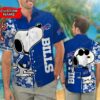 Nfl Buffalo Bills And Snoopy Custom Name Hawaiian Shirt