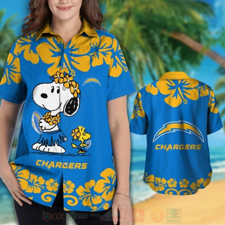 NFL_Los_Angeles_Chargers_Snoopy_and_Woodstock_Hawaiian_Shirt_Short_1_2-768x768