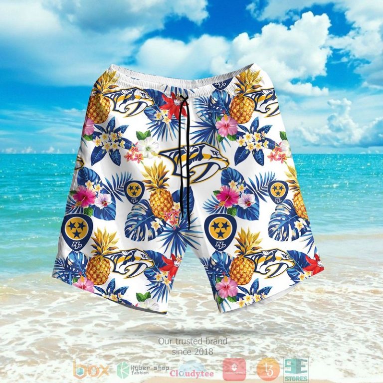 Nashville_Predators_NHL_pineapple_Hawaiian_Shirt_Shorts_1_2-768x768