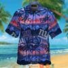 New York Giants Coconut Island Ocean Waves Hawaiian Shirt