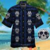 New York Giants Small Sugar Skull Hawaiian Shirt
