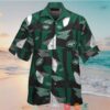 New York Jets Black Green Pattern Hawaiian Shirt