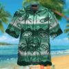 New York Jets Coconut Island Ocean Waves Hawaiian Shirt