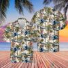 Raf Eurofighter Typhoon Fgr4 Palm Tree Hawaiian Shirt