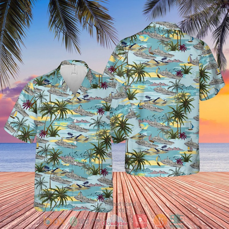 Rn Duke Class Type 23 Frigate Hawaiian Shirt