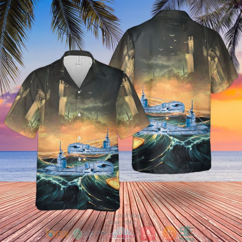 Rn Historical Triton Class T Class Submarine Hawaiian Shirt Rn Historical Triton Class T Class Submarine Hawaiian Shirt