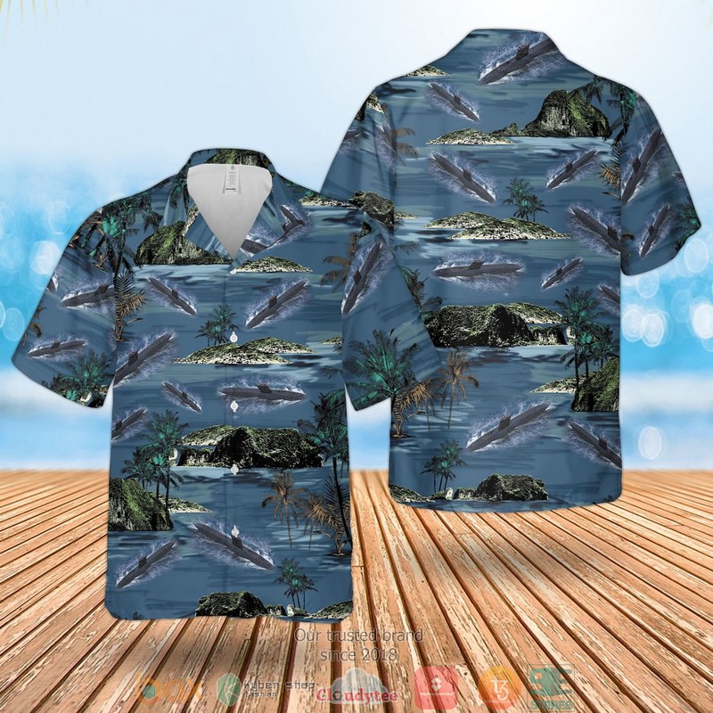 Rn Trafalgar Class Attack Submarine Trenchant S91 Hawaiian Shirt