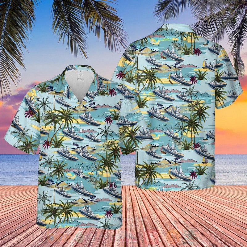 Royal Navy Daring Class Type 45 Destroyers Hawaiian Shirt