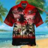 San Francisco 49Ers Palm Tree Red Black Hawaii Shirt
