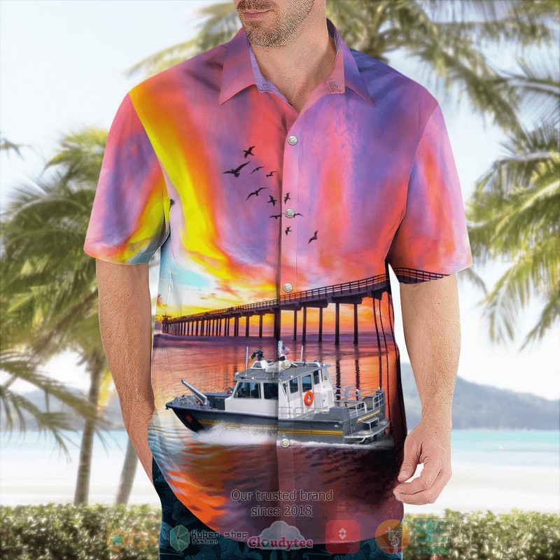 San Joaquin County Sheriff Boating Safety Unit Hawaiian Shirt