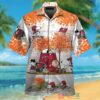 Tampa Bay Buccaneers Snoopy Charlie Brown Autumn Hawaiian Shirt And Shorts