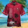 Tampa Bay Buccaneers Palm Trees Dark Red Hawaii Shirt