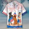 Three Colors Labrador Independence Day Is Coming Hawaiian Shirt