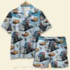 Trucker Truck And Angry Convoy Duck Pattern