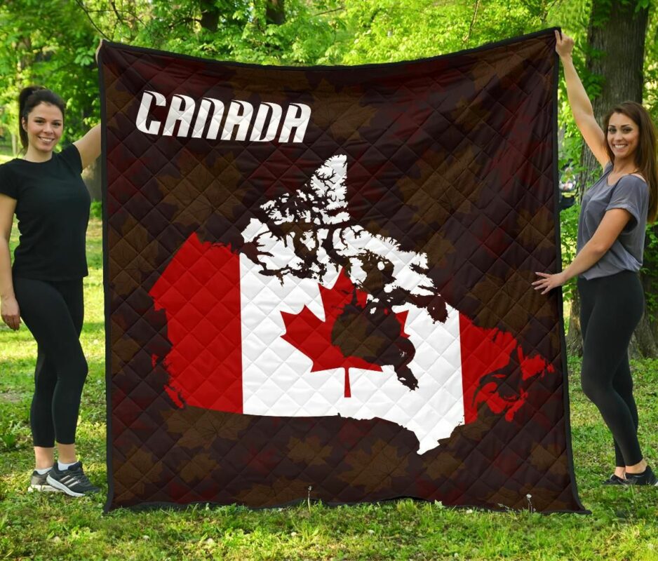 Canada Map Premium Quilt A6 Quilt Hot Sale 2024